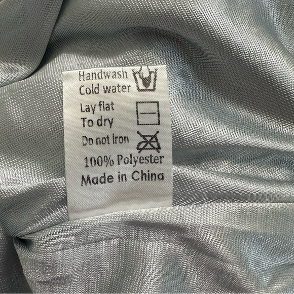 Anna-Kaci Sequin Shift Flared Tunic Mini Dress Silver SZ Large 60’s Inspired NWT - Picture 5 of 9